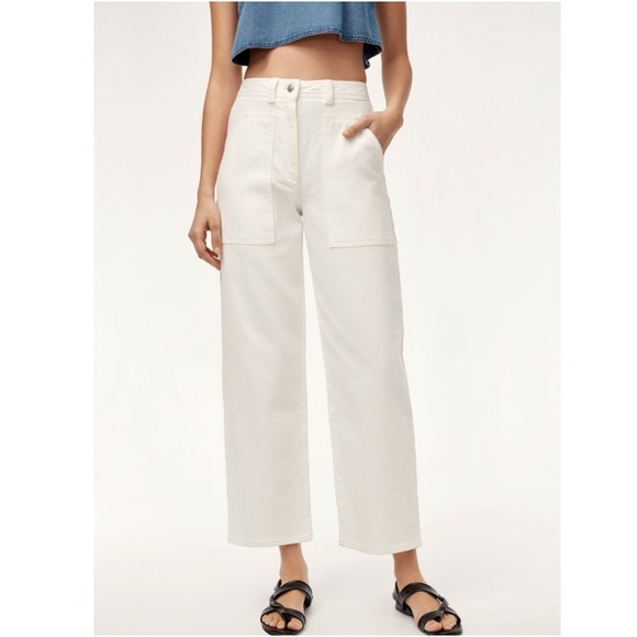 Wilfred Denim - Aritzia Wilfred Free Ryley Wide Leg Jeans in Oak